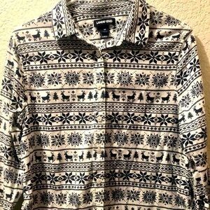 Lands End flannel Shirt 100% cotton